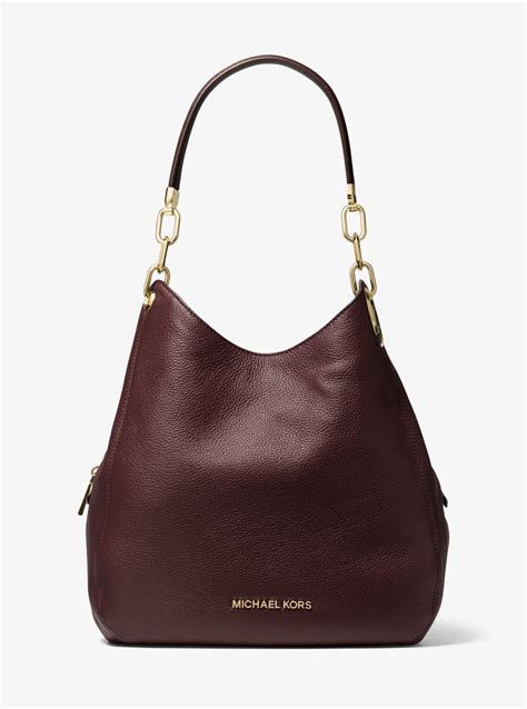 michael kors pebbled leather handbags